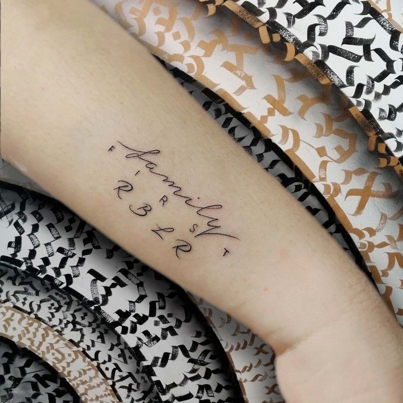 tatuaje familia , Family tattoo